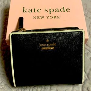 Kate Spade black bifold wallet